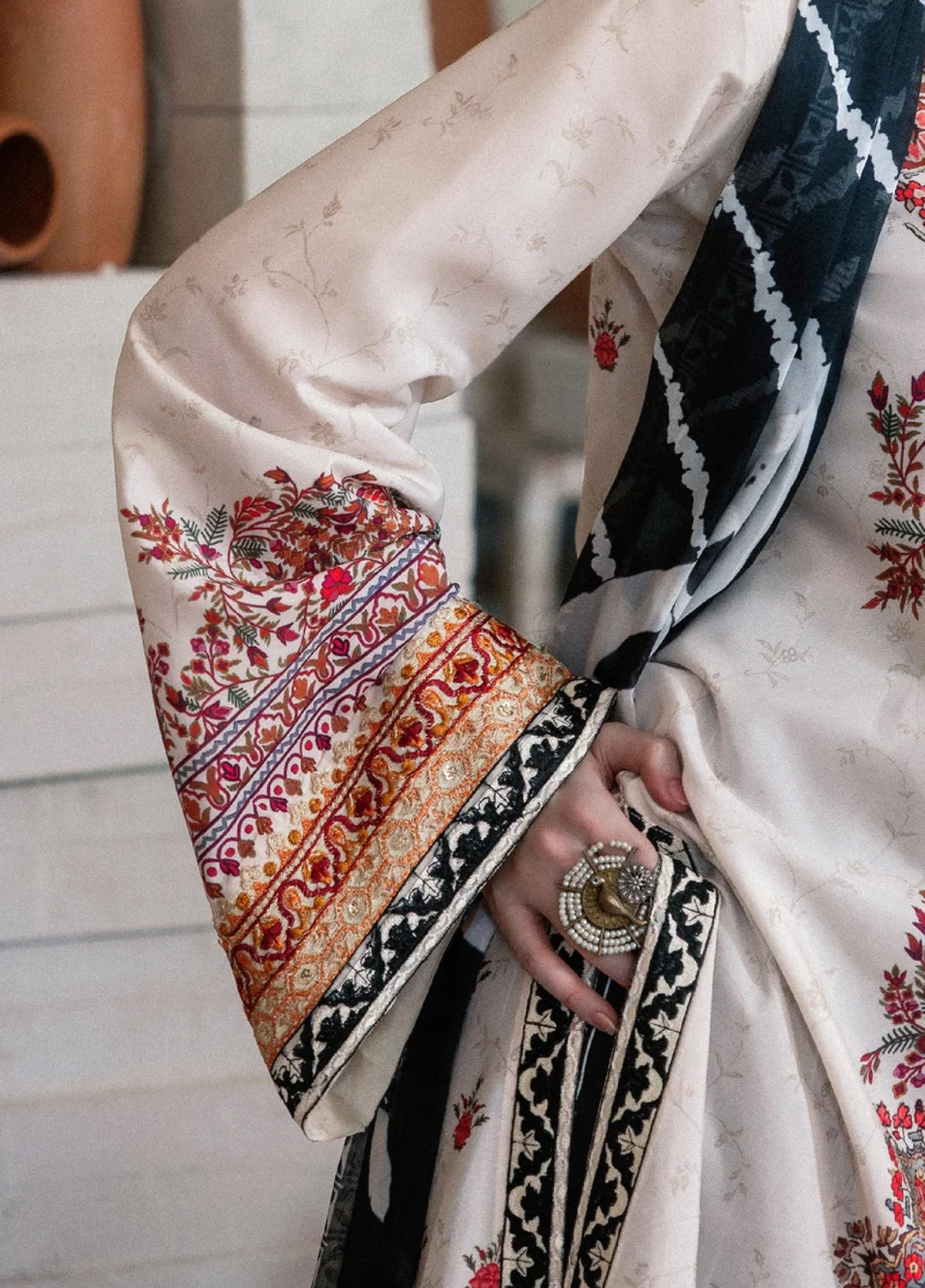 Lady Aik by AIK Atelier Unstitched Printed Crepe 3 Piece Suit AIK26ULA 04 - Festive Collection
