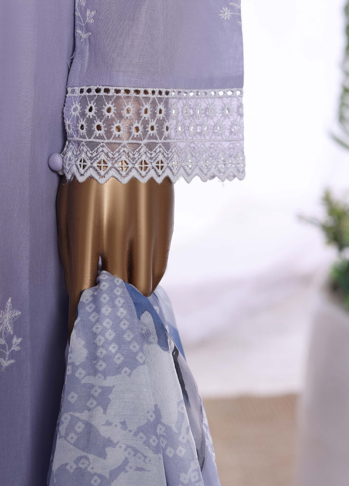 HZ Textiles Women RTW Chikankari Organza 3 Piece Suit HZ26POF CSE-3P-223 - Festive Collection