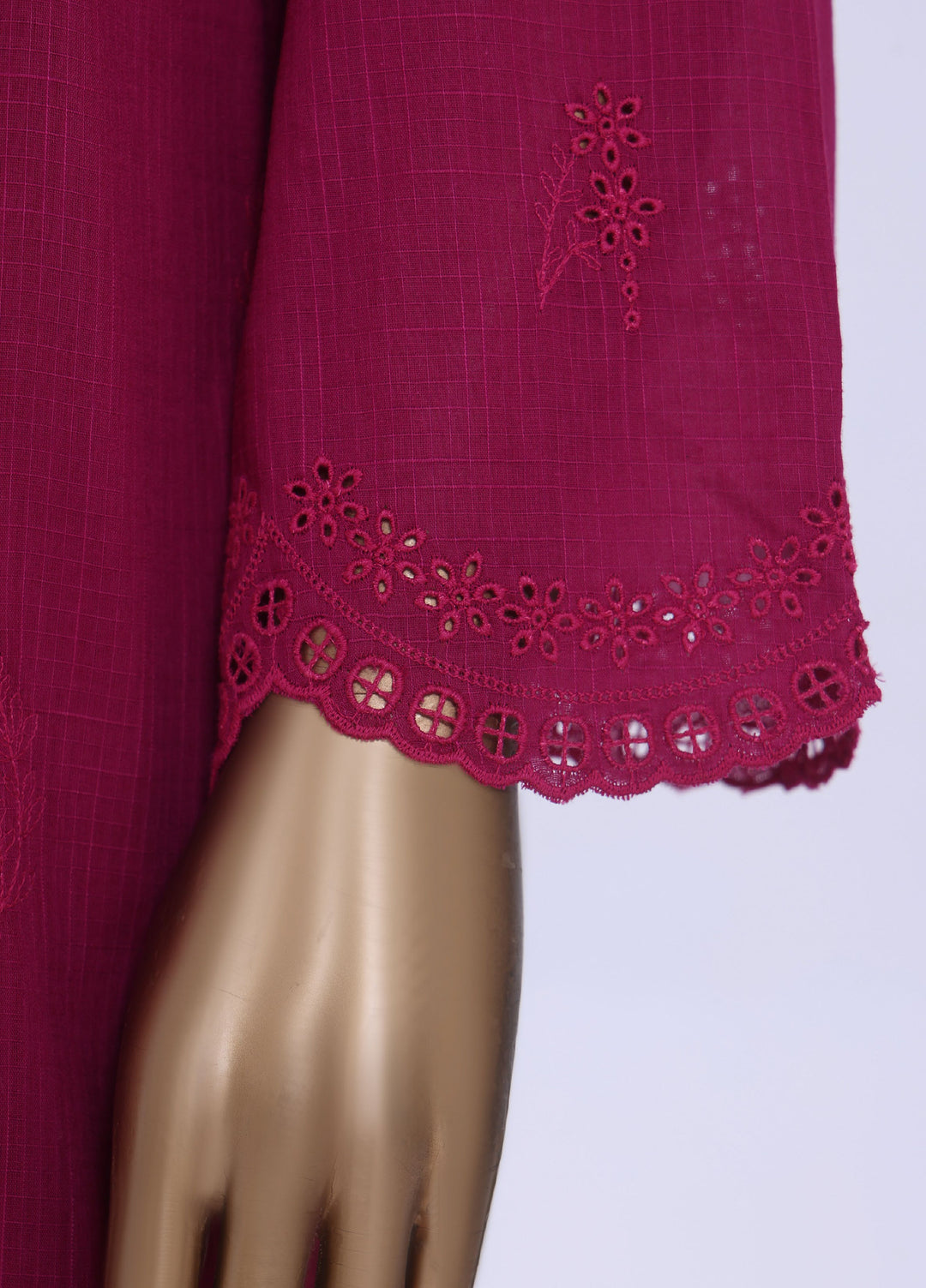 HZ Textiles RTW Embroidered Cross Hatch 3 Piece Suit HZ26PCL Sbe-3P-080 - Casual Collection