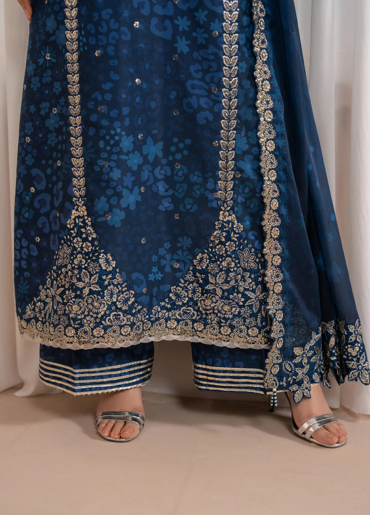 Deme by Xenia Formals Unstitched Embroidered Lawn 3 Piece Suit XE26UDF D-3 Ryelle - Festive Collection