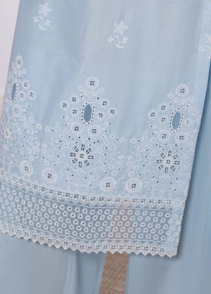 HZ Textiles Women RTW Chikankari Organza 3 Piece Suit HZ26POF CSE-3P-224 - Festive Collection