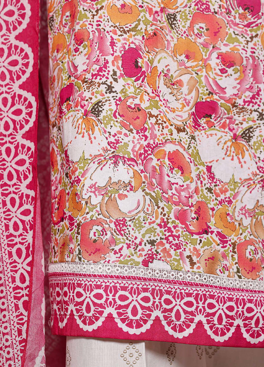 Daily Wear by HZ Textiles RTW Embroidered Lawn 3 Piece Suit HZ26PDW CPE-3P-046 - Casual Collection