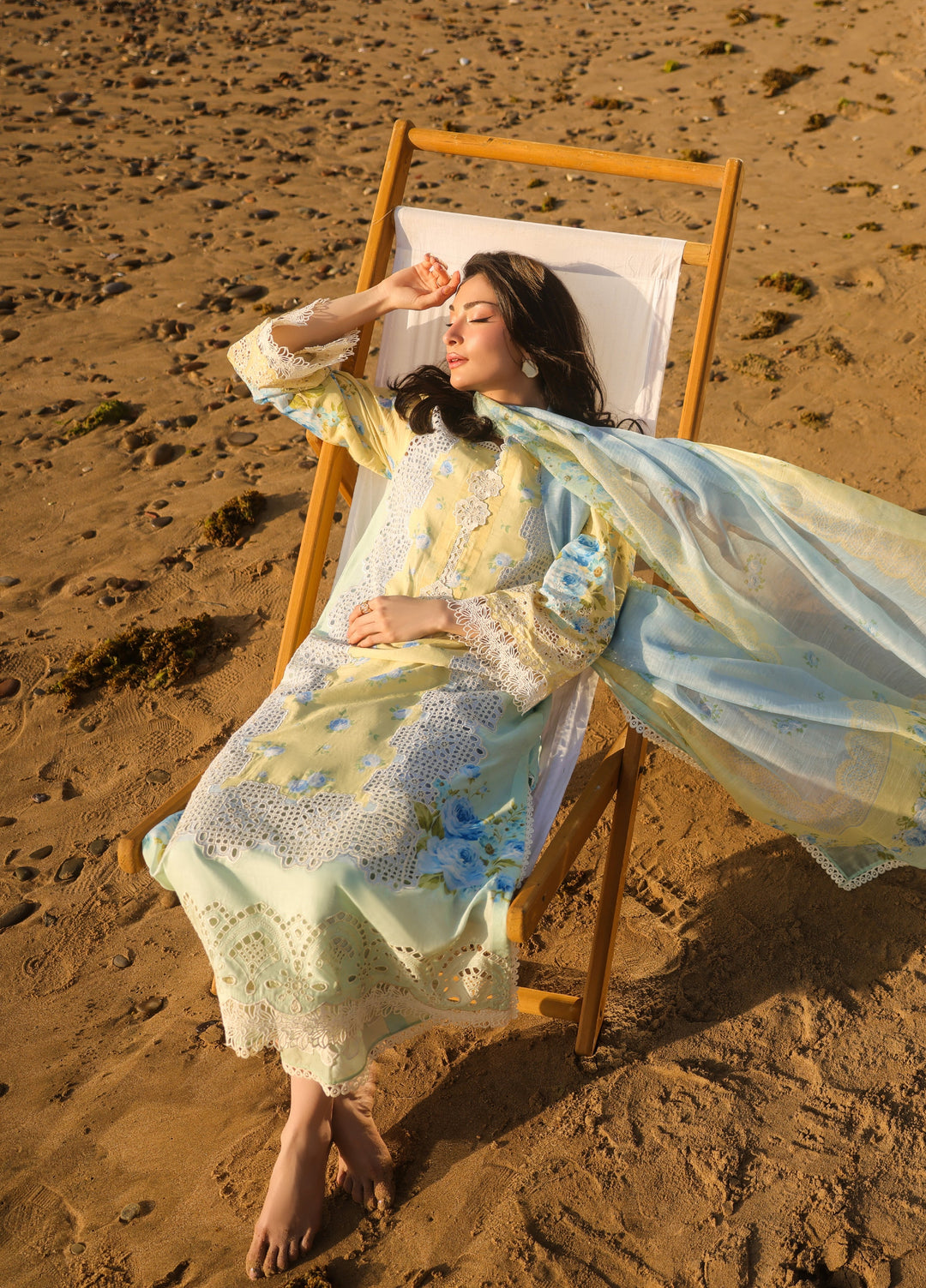 Summer Dream by Manara Unstitched Embroidered Lawn 3 Piece Suit MN26USDL Sundrop-01 - Casual Collection