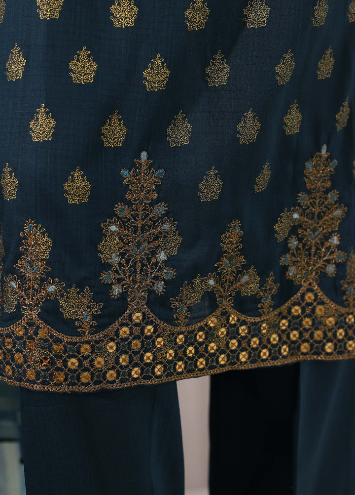 Block and Bloom by HZ Textiles RTW Embroidered Cotton 3 Piece Suit HZ26PCB SBE-005-3P - Casual Collection