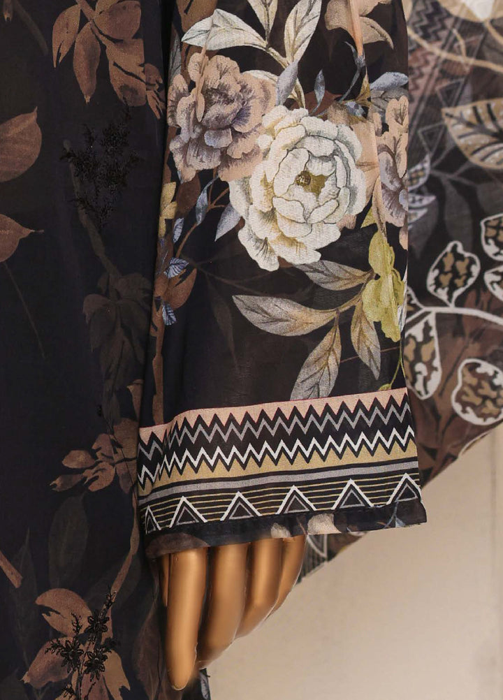 HZ Textiles RTW Embroidered Lawn 3 Piece Suit HZ26PPL LPE-3P-061 - Casual Collection