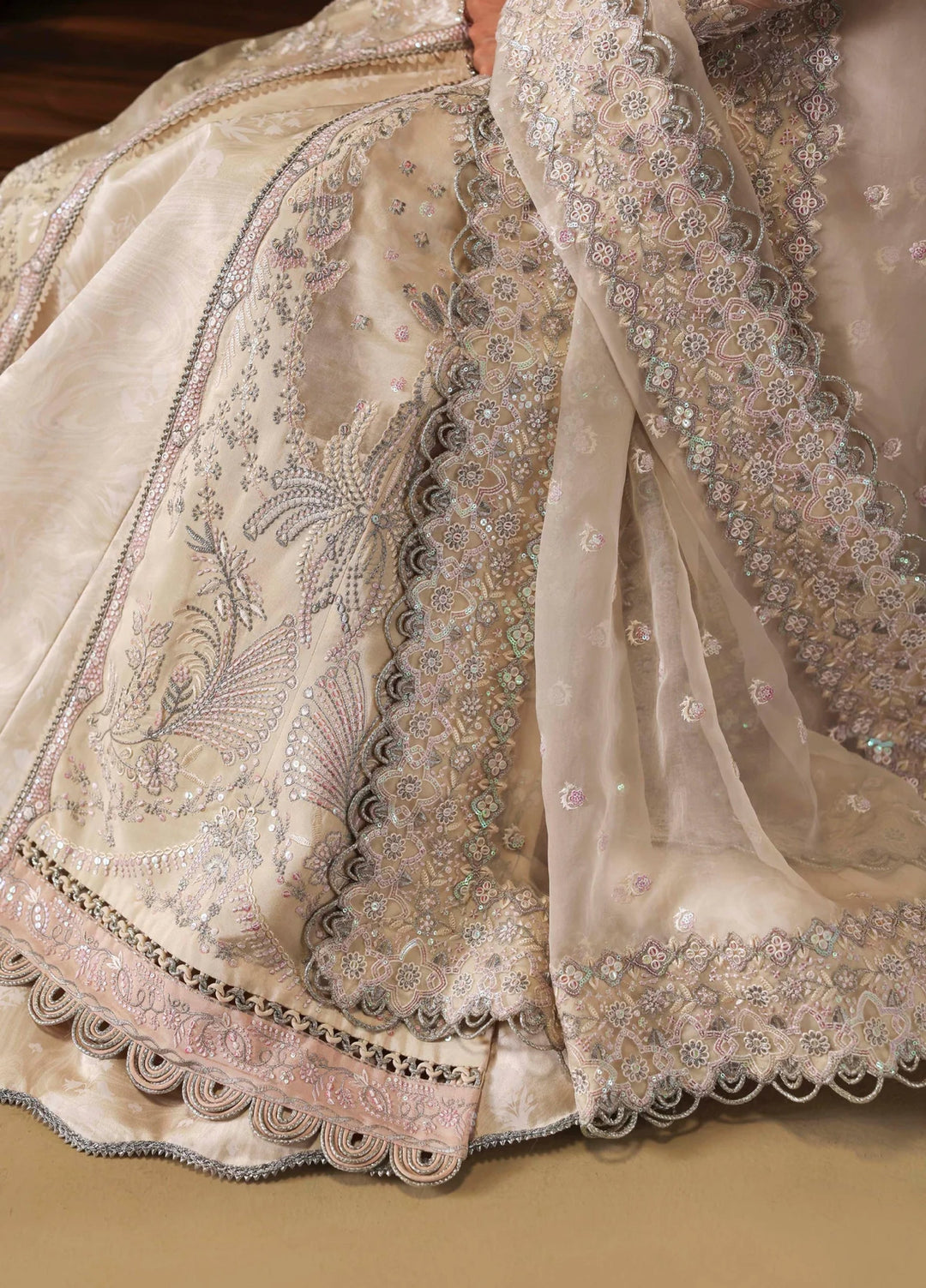 Sable Vogue Unstitched Embroidered Organza 3 Piece Suit SV26UL FC-04-25 - Summer Collection