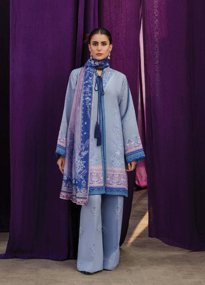 Aik Roz by Aik Atelier Unstitched Khaddar Printed Suits 3 Piece AIK25RK Look 08 - Winter Collection