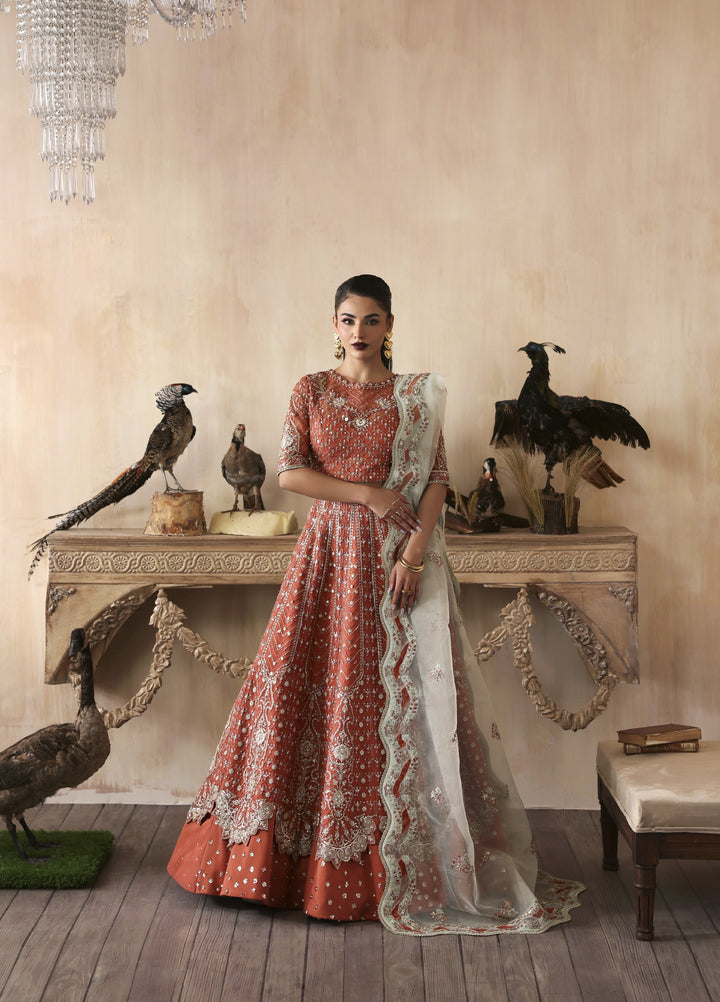 Jahanara by Zarposh Embroidered Organza Suits Unstitched 3 Piece ZP25JF Mahgul - Festive Collection