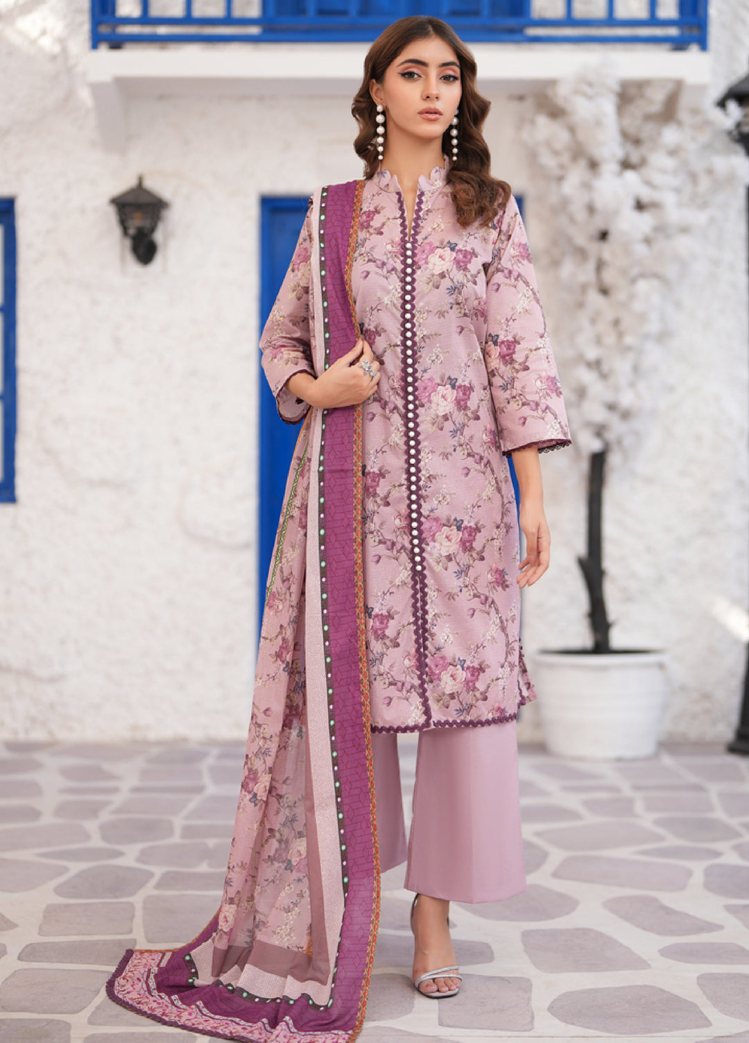 Salina by Regalia Textile Unstitched Printed Lawn 3 Piece Suit RG26PUIV D-10 - Summer Collection