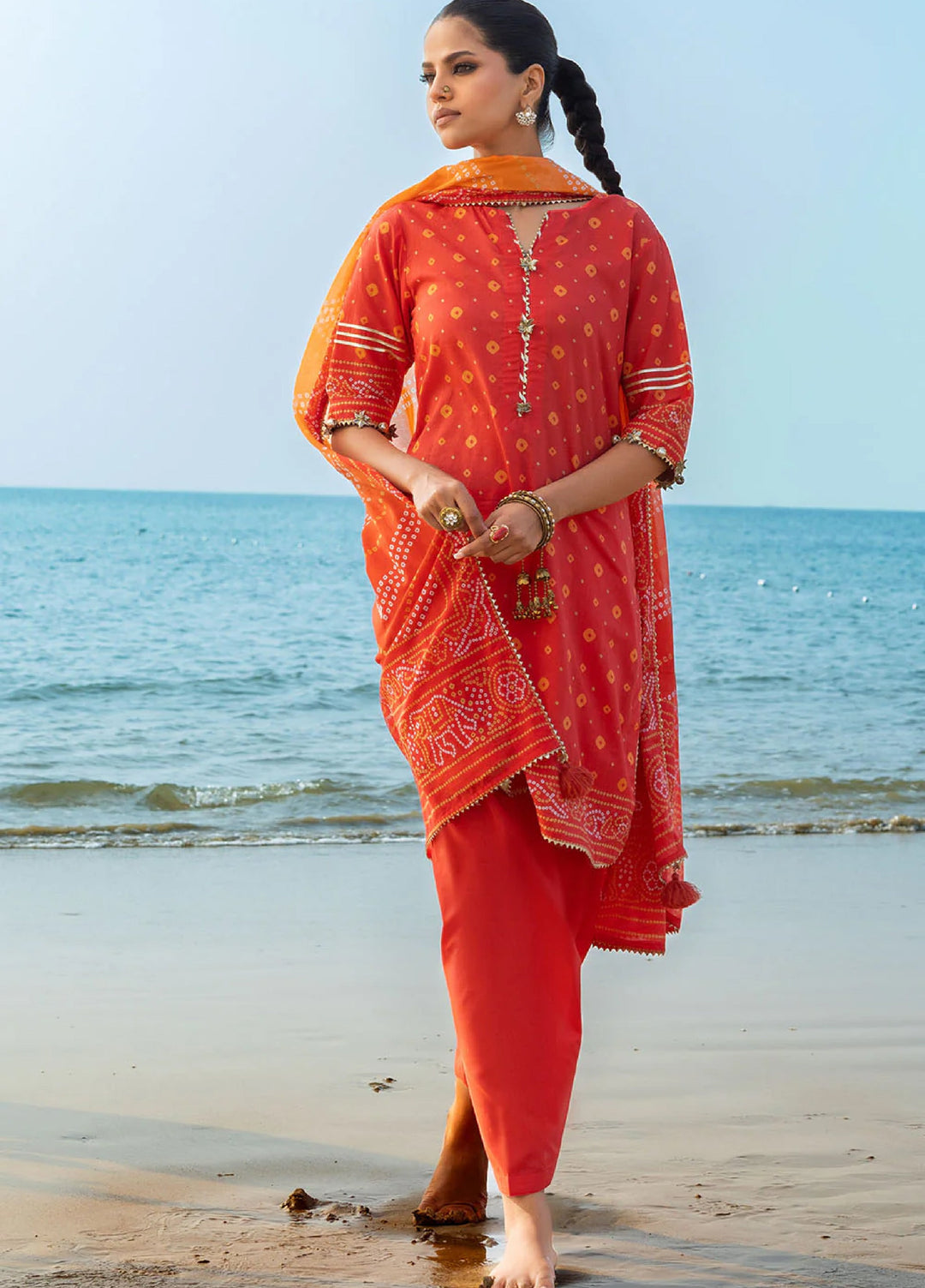 The Chunri by Gul Ahmed Unstitched Printed Lawn 3 Piece Suit GA26UTCL CL-62031 A - Summer Collection