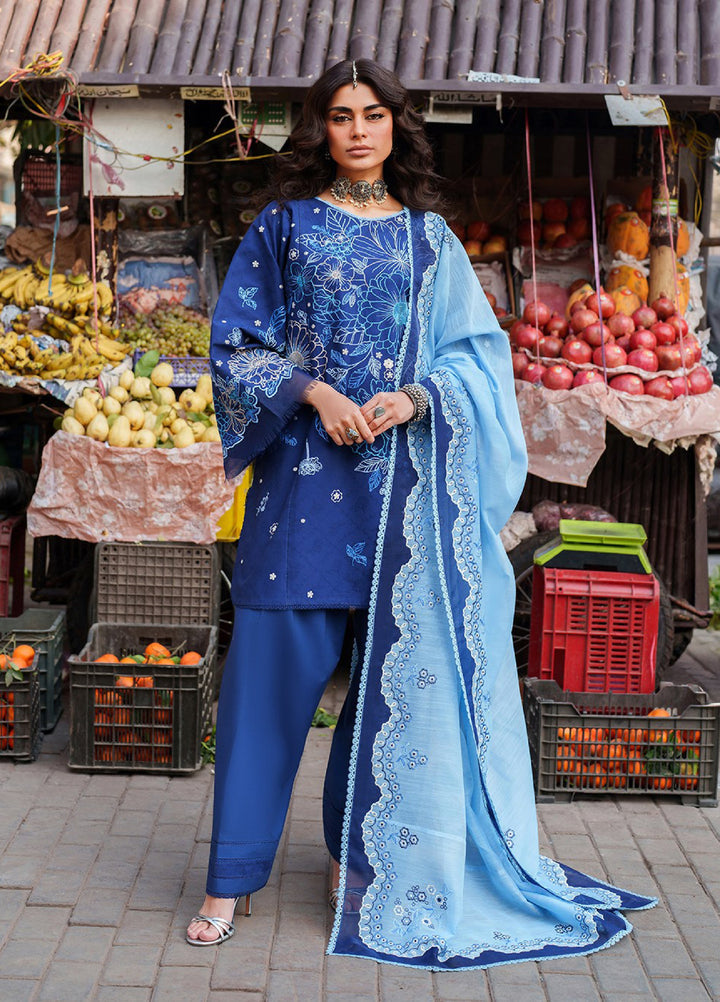 Suroor by Bin Ilyas RTW Embroidered Jacquard Lawn 3 Piece Suit BI26PSL 244B - Festive Collection