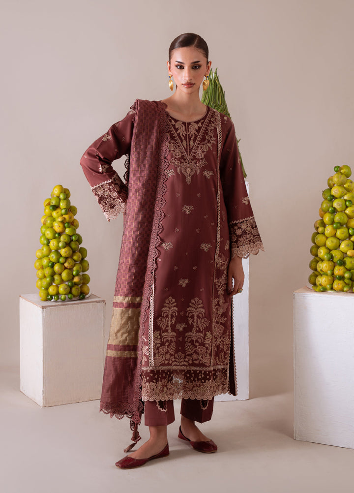 Miraal By Aabyaan Embroidered Chikankari Suits Unstitched 3 Piece ABY25MV D-AV-04-Inara - Winter Collection