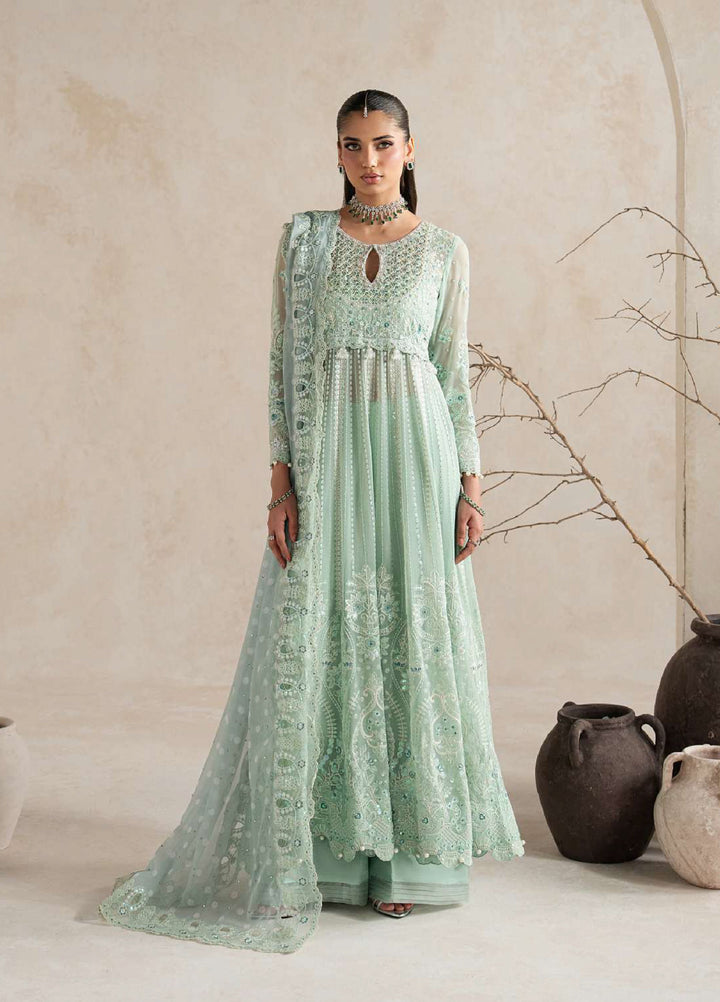 Gulaal Unstitched Embroidered Chiffon 3 Piece Suit GL26ULW Evaa D-56 - Wedding Collection