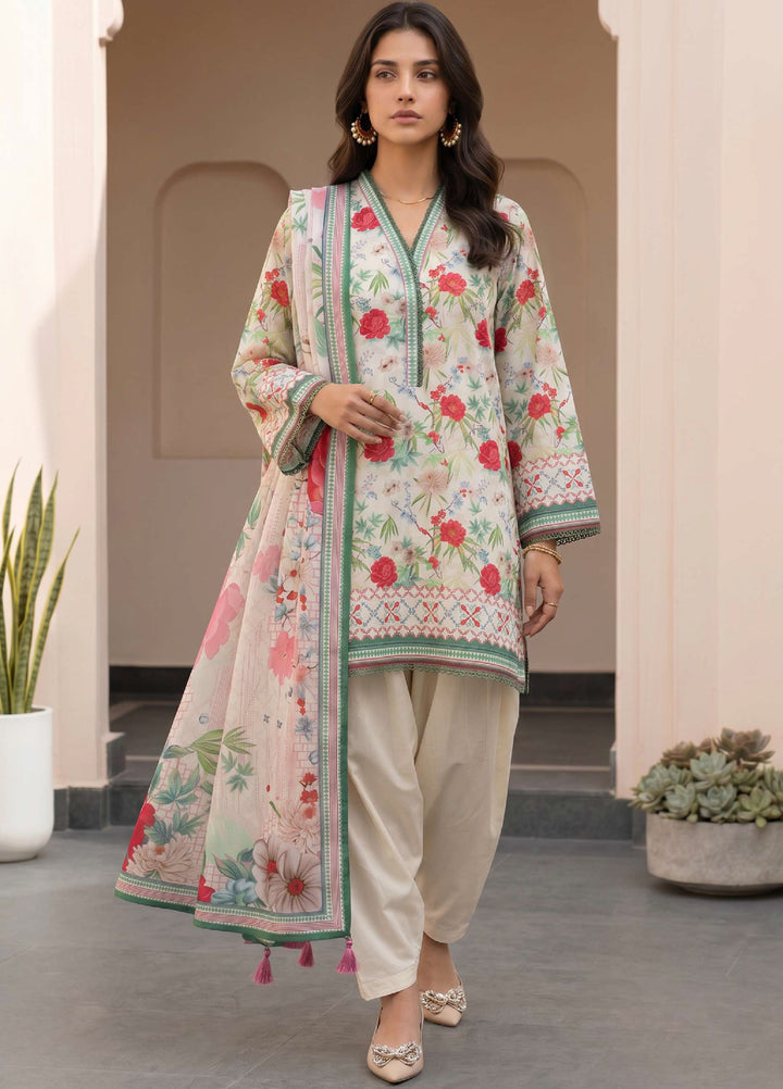 Zellbury Unstitched Printed Lawn 3 Piece Suit ZB26ULIV WUS26X38090 - Casual Collection