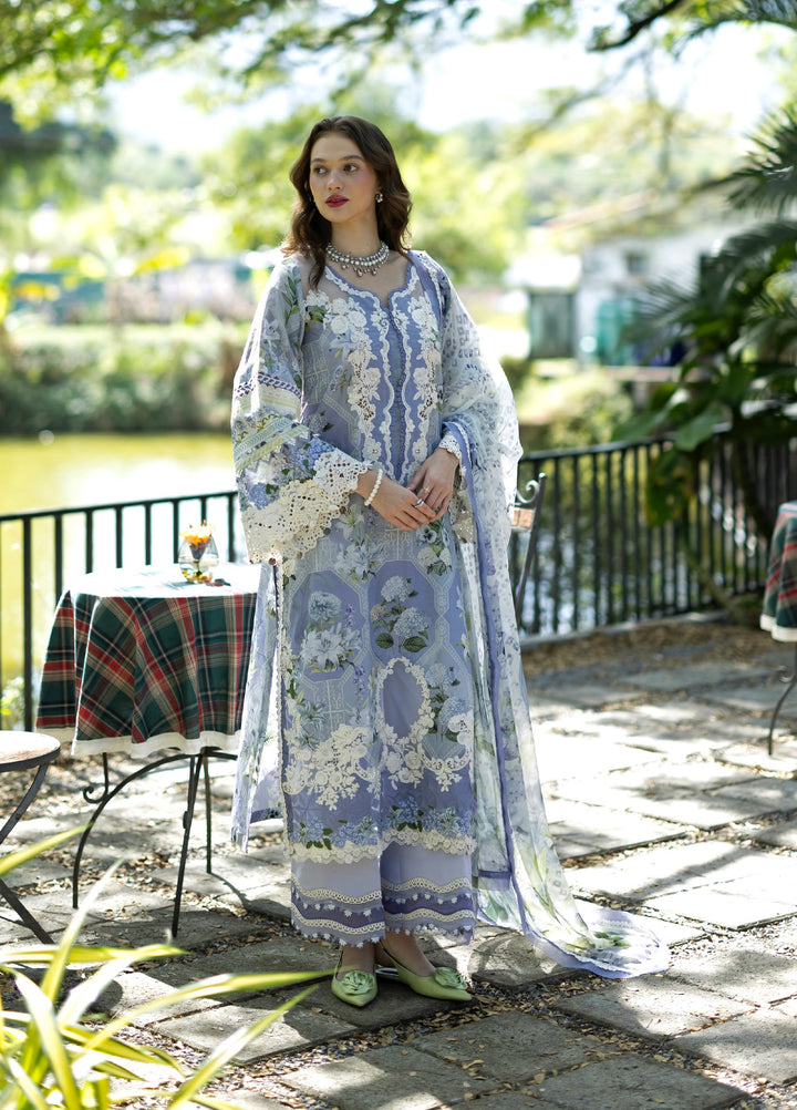 Signature by Elaf Premium Unstitched Embroidered Lawn 3 Piece Suit EL26USP ESA-8B ANASTASSIA - Summer Collection