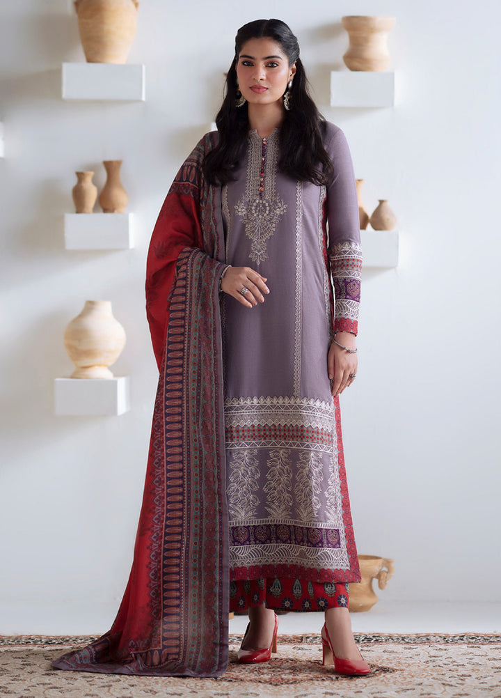 Noore by Freesia Unstitched Khaddar Embroidered Suits 3 Piece FRE25NW FSU-5672 Zalaan - Winter Collection