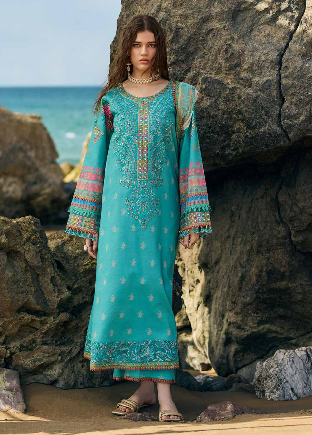 Sun Shine by Charizma Unstitched Embroidered Lawn 3 Piece Suit CHR26ULS CSN6-11 - Summer Collection