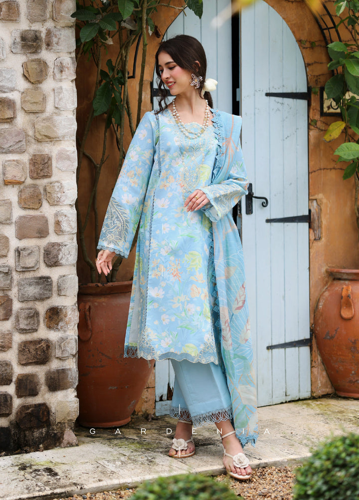Rang Rasiya Lifestyle Lawn Unstitched Embroidered 3 Piece Suit RR25ULS GARDENIA - Summer Collection
