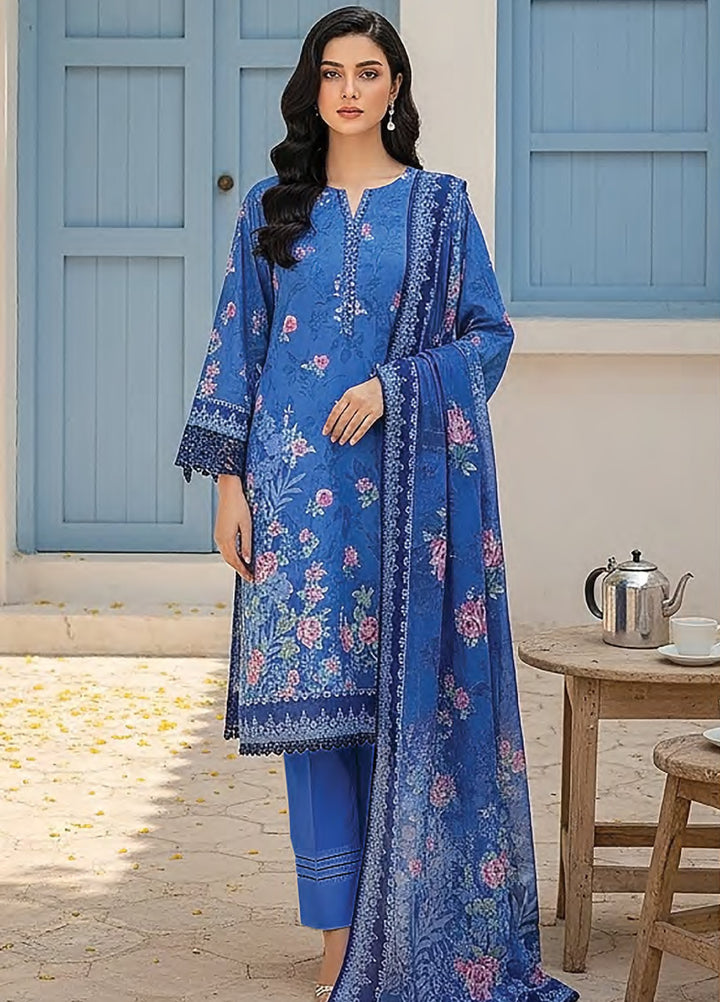 Summer Prints by Lakhany Unstitched Printed Lawn 3 Piece Suit LSM26USP LG-SG-0091 - Summer Collection