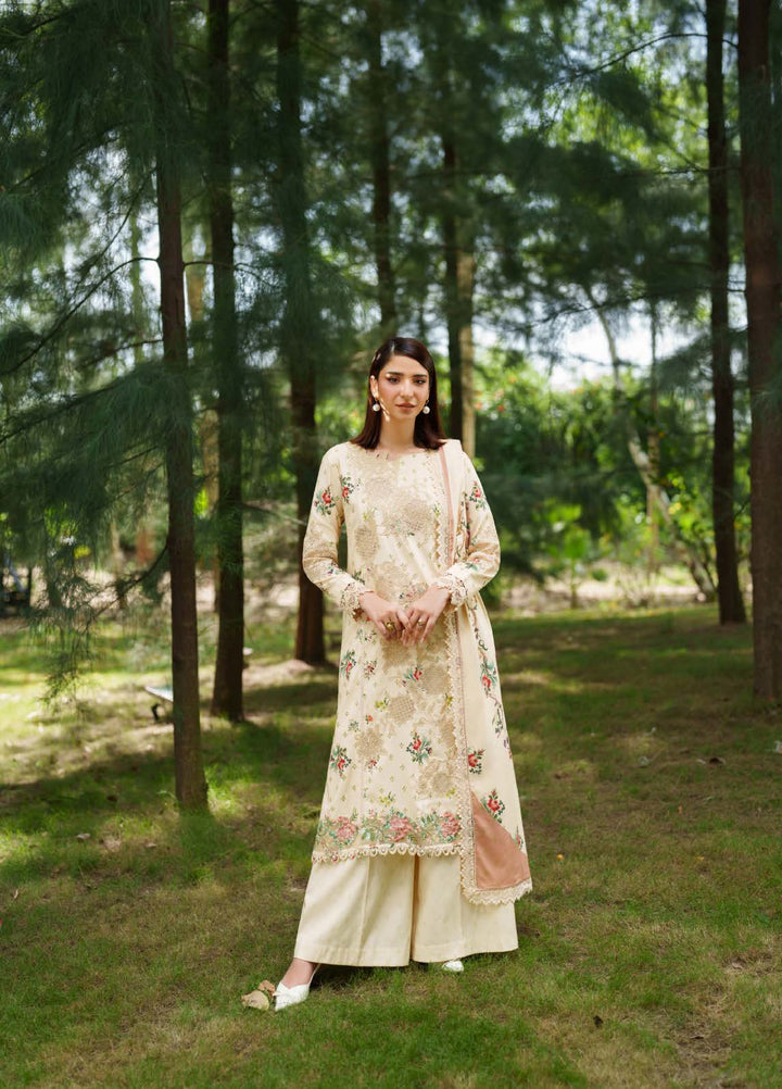 Meraki by Asifa And Nabeel Unstitched Viscose Embroidered Suits 3 Piece AN25MW ANM-05-Misty Medows - Winter Collection