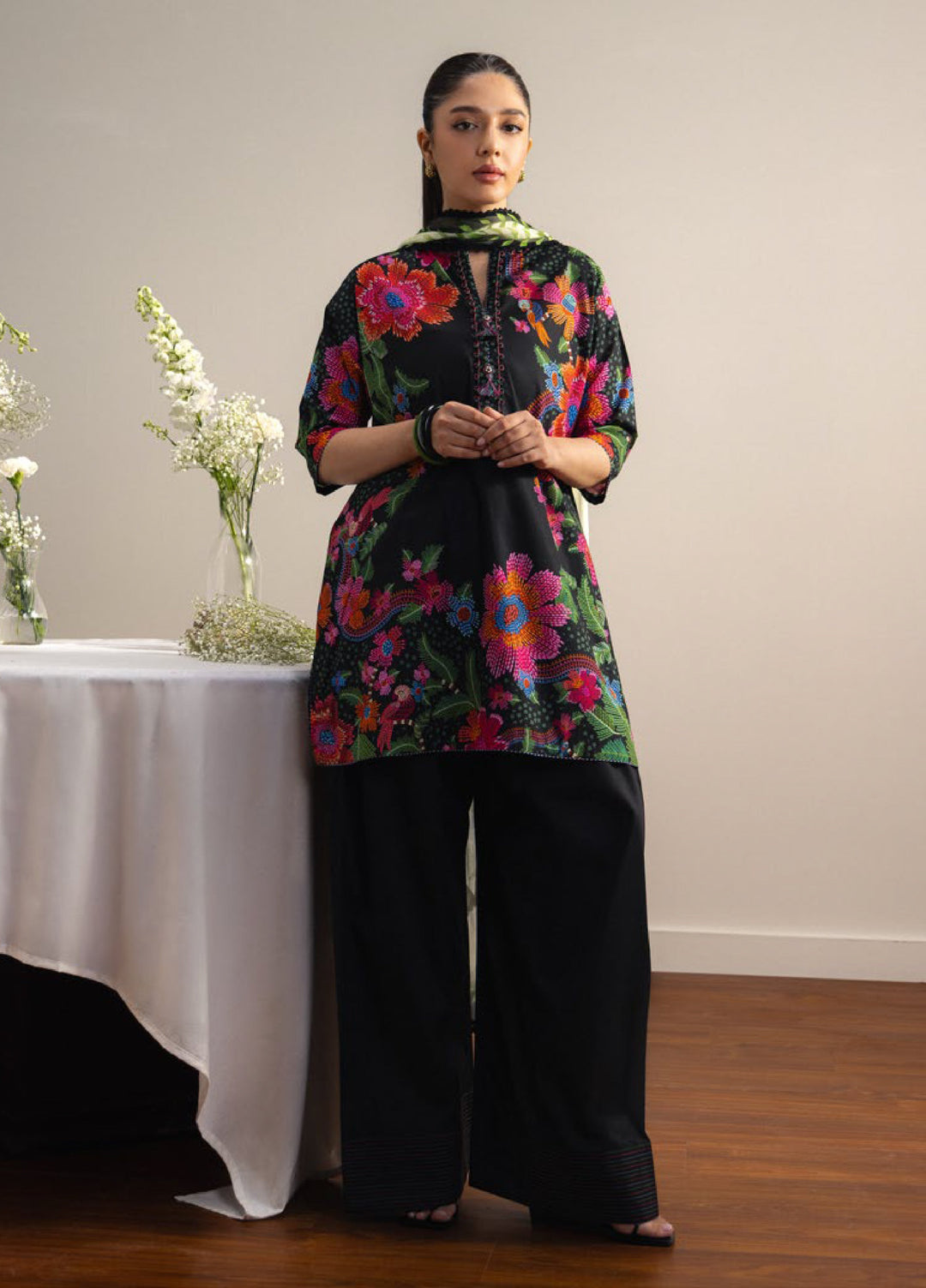 Coco by Zara Shahjahan Unstitched Printed Lawn 3 Piece Suit CZS26ULV ASAHI-2A - Summer Collection
