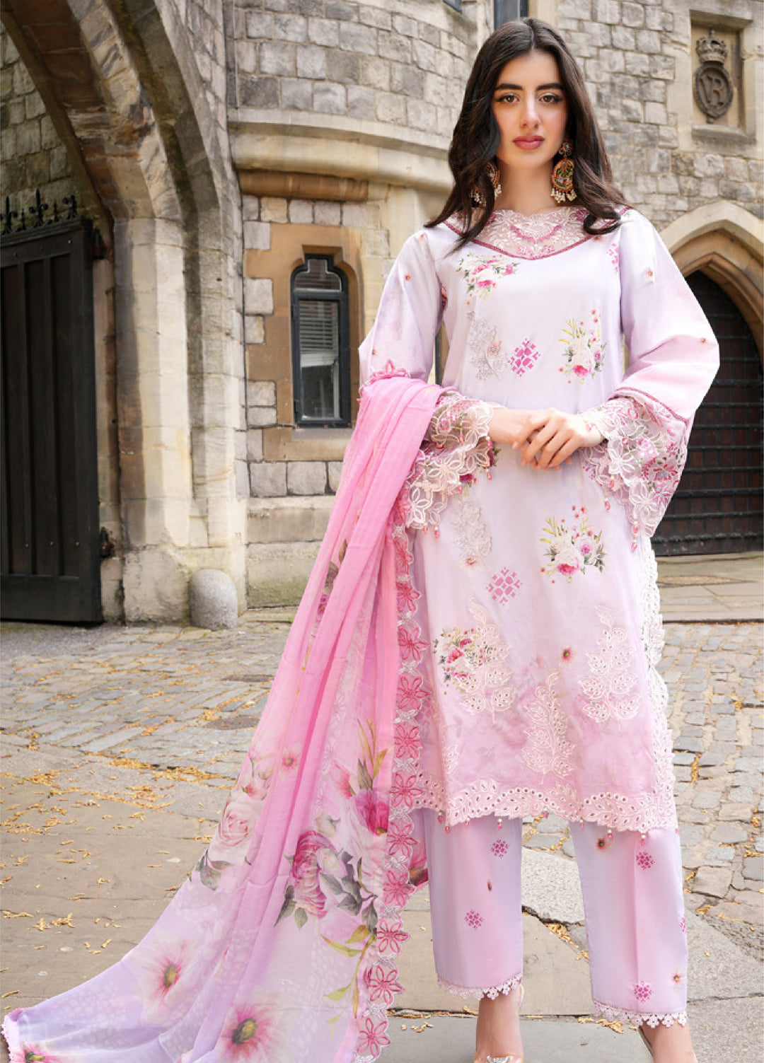 Al Zohaib Printkari Unstitched Embroidered Lawn 3 Piece Suit AZ26ULP 04 - Summer Collection