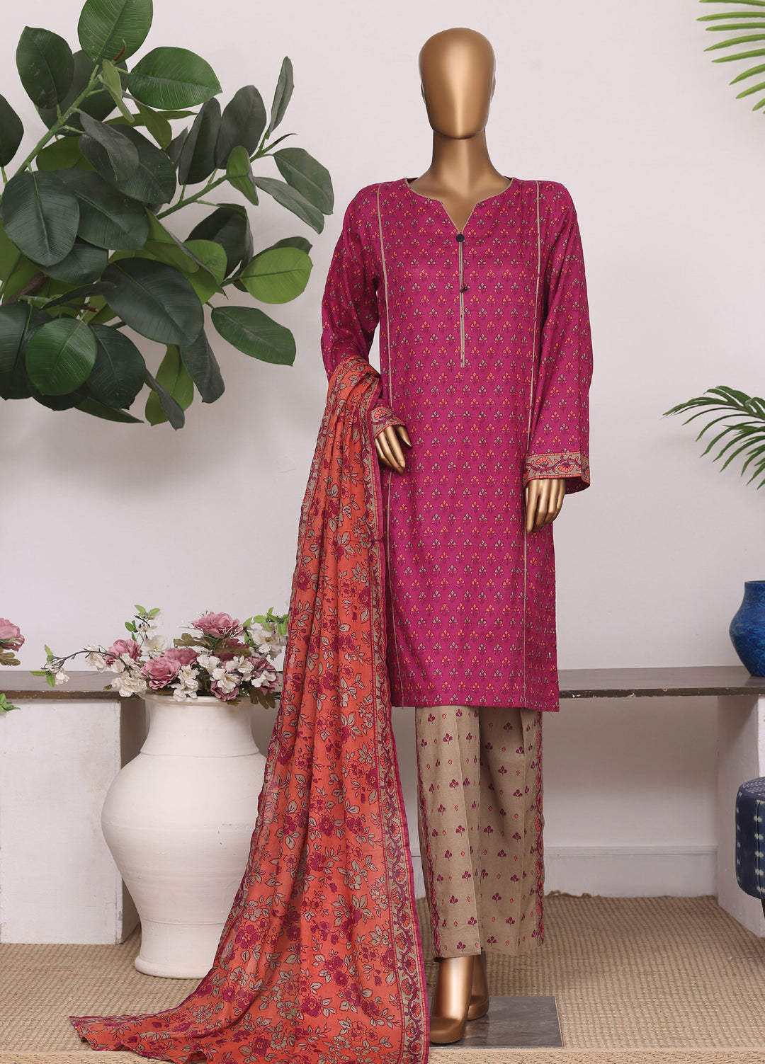 Daily Wear by HZ Textiles Women RTW Lawn Printed 3 Piece Suit HZ26PDW LPT-3P-2604 - Casual Collection
