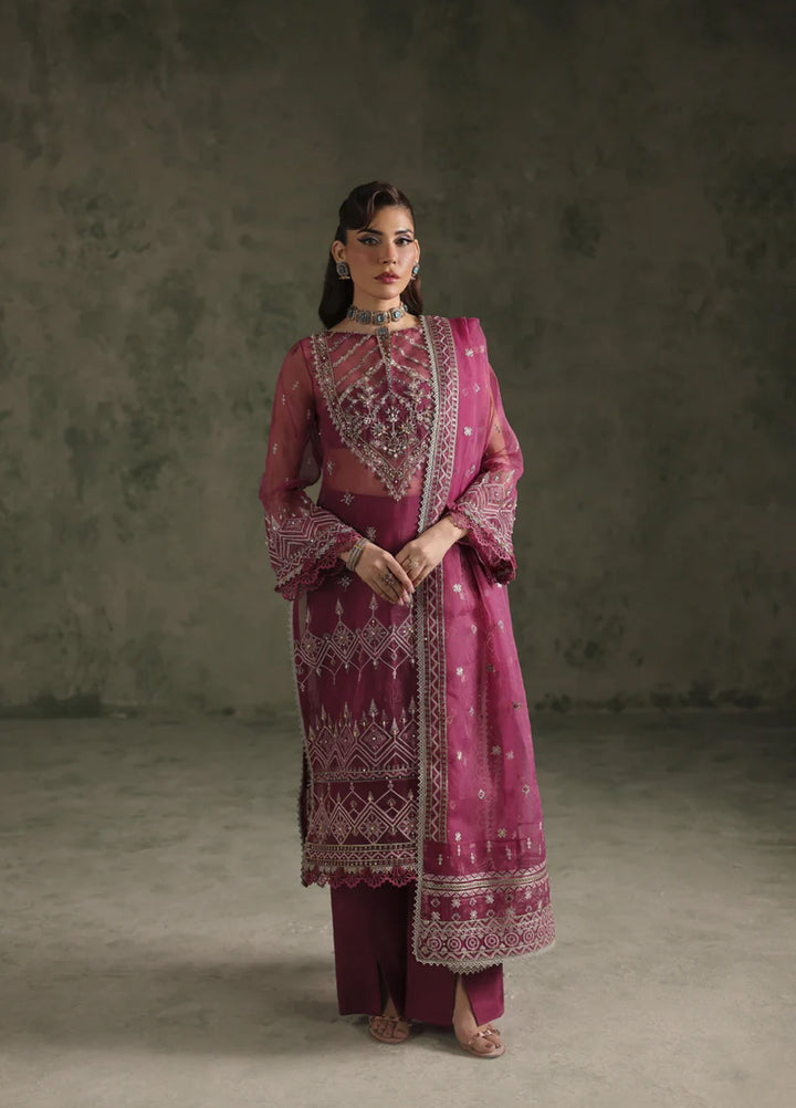 Esmeree by Imran Ramzan Embroidered Unstitched Organza 3 Piece Estrela De Amor - Formals Collection