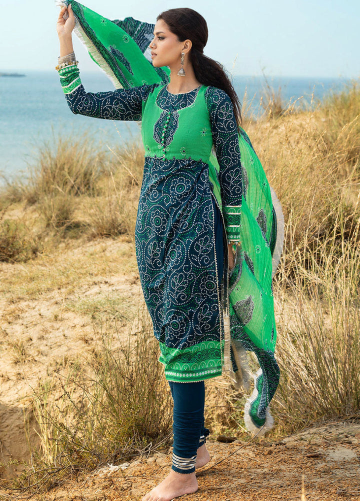 The Chunri by Gul Ahmed Unstitched Printed Lawn 3 Piece Suit GA26UTCL CL-62024 B - Summer Collection