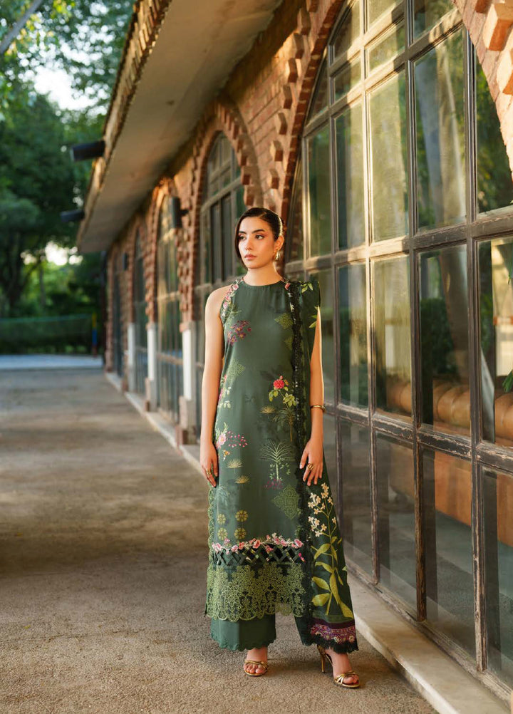 Meraki by Asifa And Nabeel Unstitched Viscose Embroidered Suits 3 Piece AN25MW ANM-01-Jade Dusk - Winter Collection