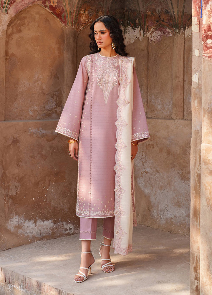 Suroor by Bin Ilyas RTW Embroidered Jacquard Lawn 3 Piece Suit BI26PSL 245B - Festive Collection