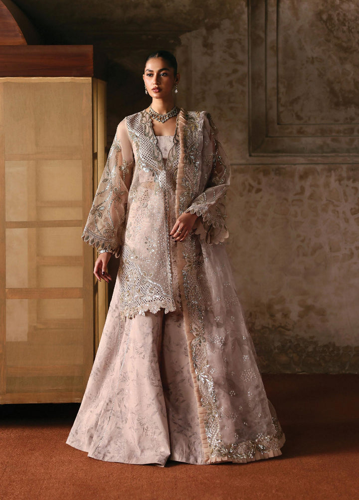 Kaashvi by Ayzel Unstitched Organza Embroidered Suits 3 Piece AAF25KW NEYSA AZW-25-V2-02 - Wedding Collection
