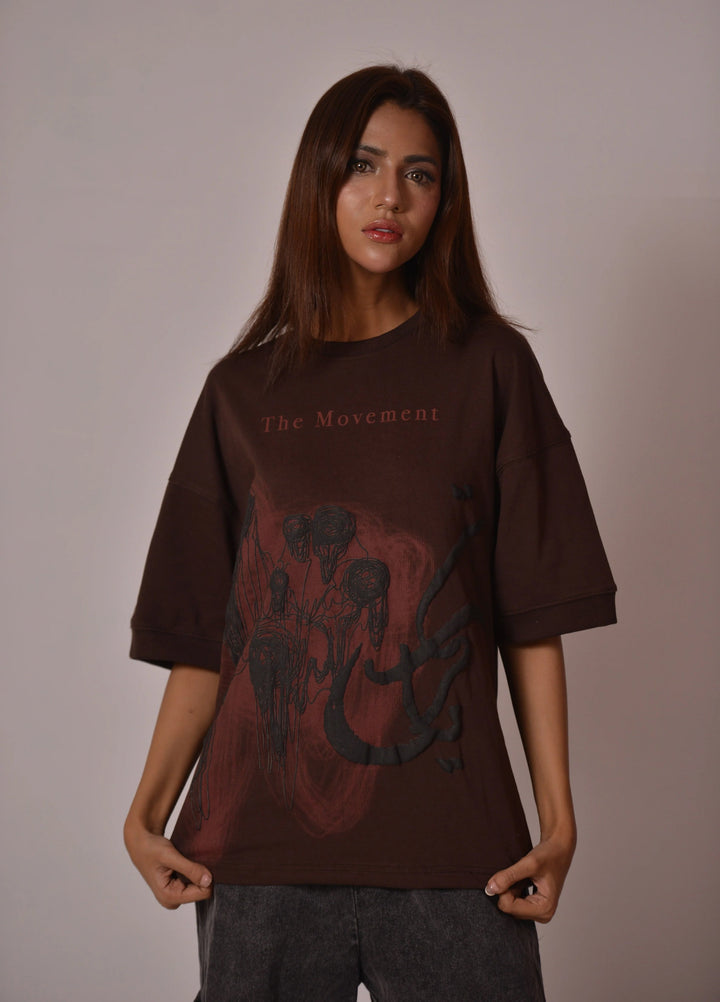 Movement Unisex Western 1 Piece Printed Cotton Afterimage tee - Winter Collection