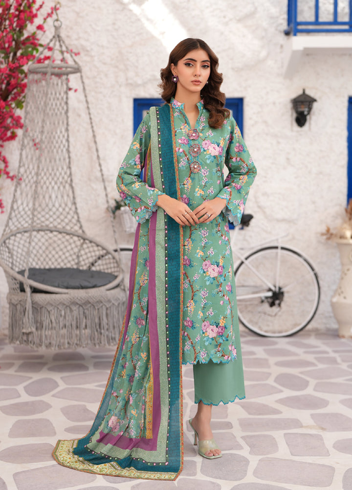 Salina by Regalia Textile Unstitched Printed Lawn 3 Piece Suit RG26PUIV D-7 - Summer Collection