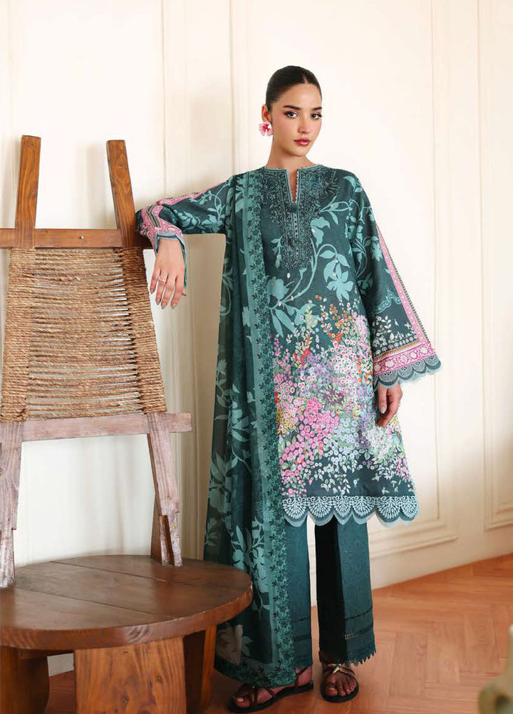 Eclat Garden by Roheenaz Unstitched Printed Lawn 3 Piece Suit RN26UEL Buttercup Bloom - Summer Collection