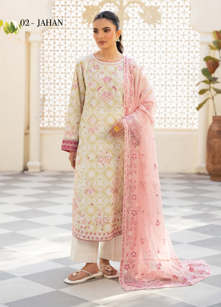 Xenia Formals RTW Embroidered Lawn 3 Piece XF26PL JAHAN - Summer Collection