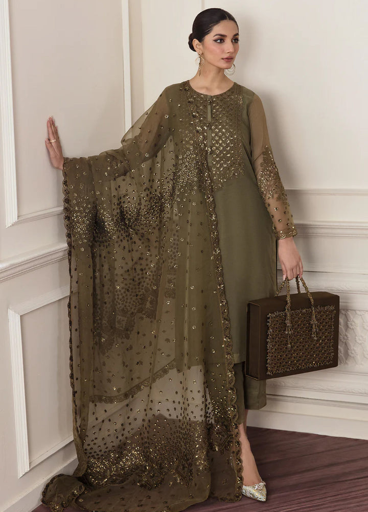 Chantelle by Baroque Unstitched Embroidered Chiffon 3 Piece Suit BQ26UFC BQU-PR-D295 - Festive Collection