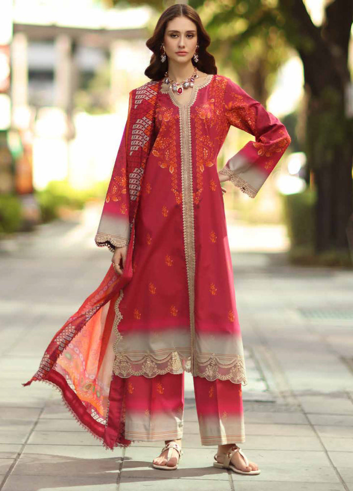 Aghaz e Nou by Charizma Unstitched Embroidered Lawn 3 Piece Suit CHR26UA AG6-02 - Summer Collection