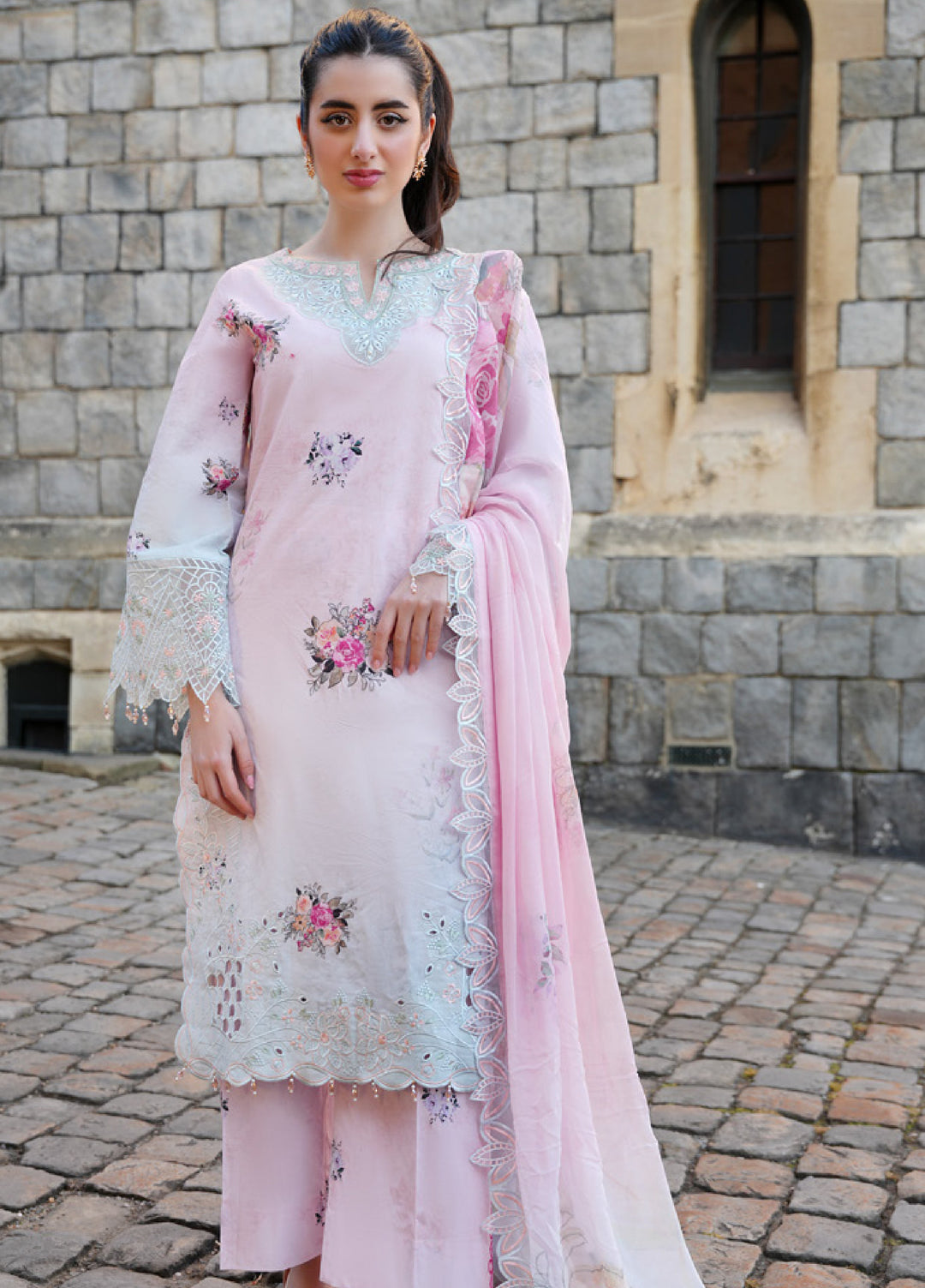Al Zohaib Printkari Unstitched Embroidered Lawn 3 Piece Suit AZ26ULP 09 - Summer Collection