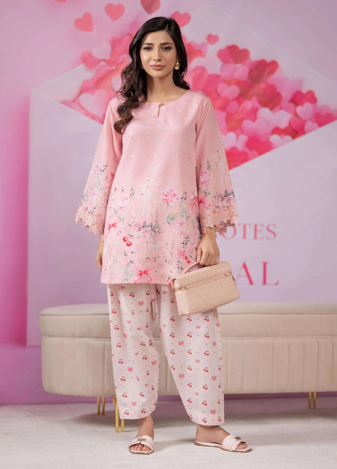 Minor Defect by Ayesha Somaya RTW Printed Lawn Silk 2 Piece Suit Peony Casual Collection