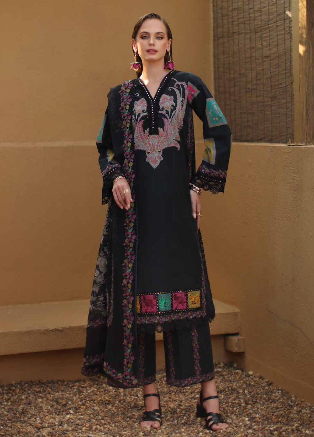 Aghaz e Nou by Charizma Unstitched Embroidered Lawn 3 Piece Suit CHR26UA AG6-10 - Summer Collection