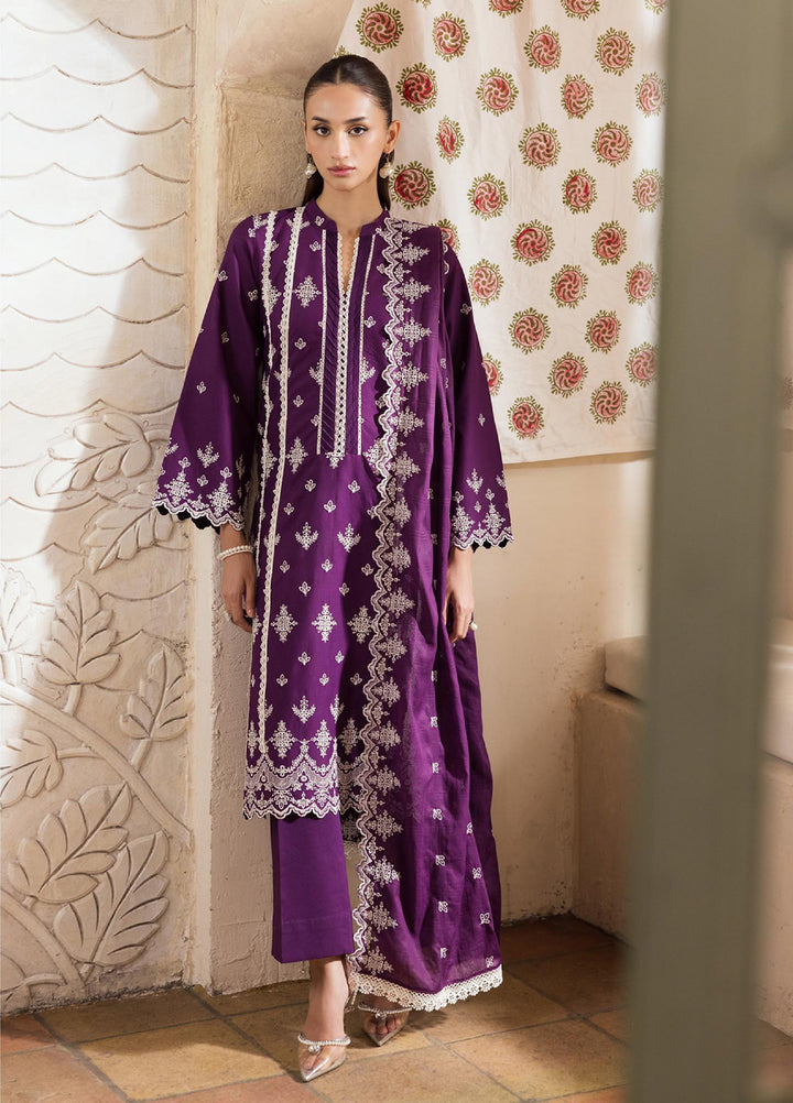 Nissa by Rajbari Unstitched Chikankari Embroidered Lawn 3 Piece Suit RB26UNCL D-4 - Summer Collection