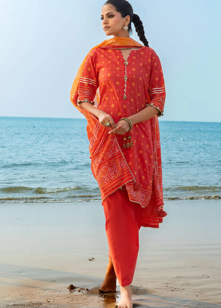 The Chunri by Gul Ahmed Unstitched Printed Lawn 3 Piece Suit GA26UTCL CL-62031 A - Summer Collection