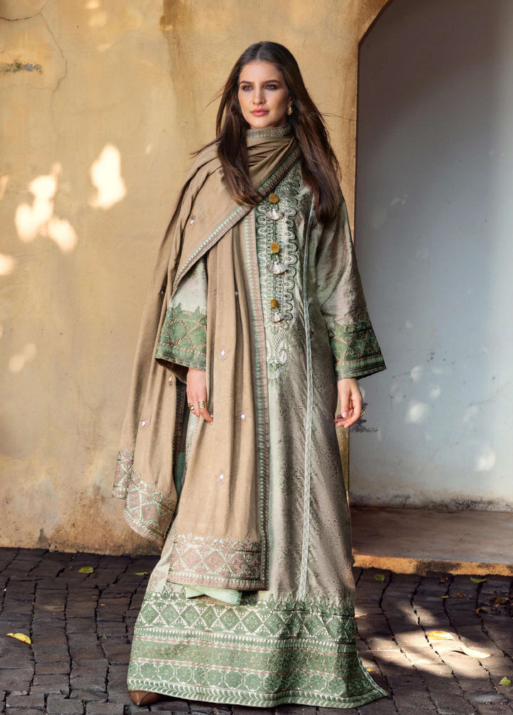 Mushq Broadway Under the Tuscan Sun Embroidered Viscose Suits Unstitched 3 Piece MQ25BT D-11 Solare - Winter Collection
