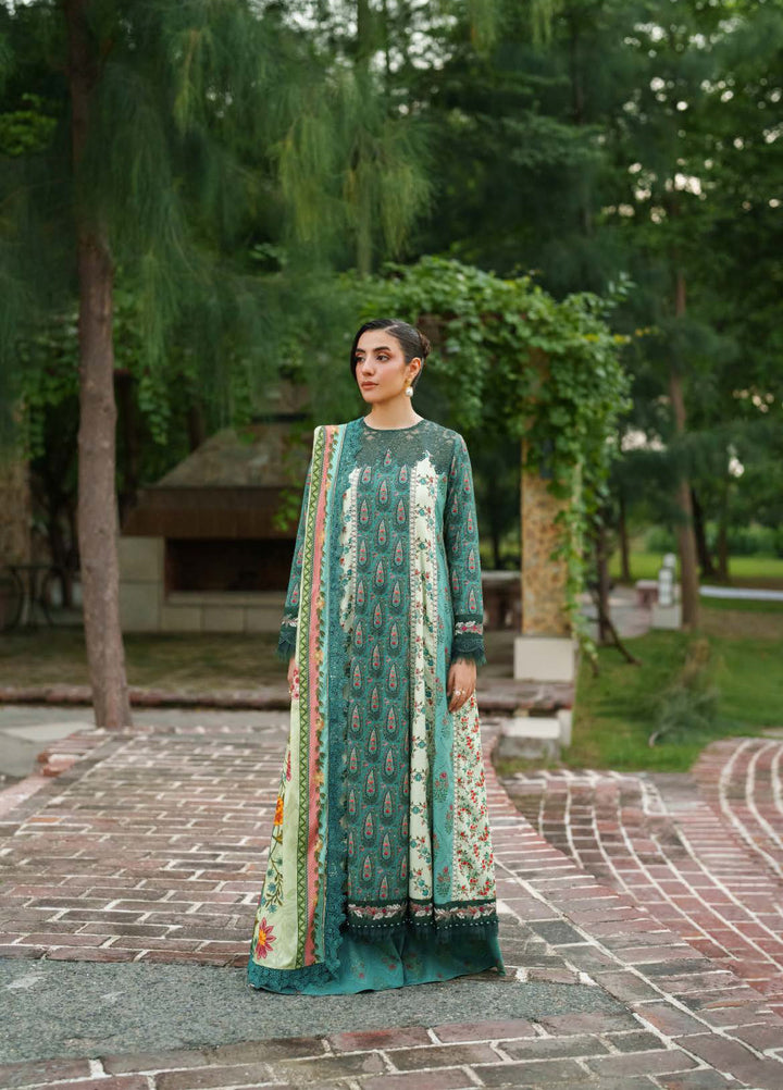 Meraki by Asifa And Nabeel Unstitched Viscose Embroidered Suits 3 Piece AN25MW ANM-08-Botanical Breeze - Winter Collection