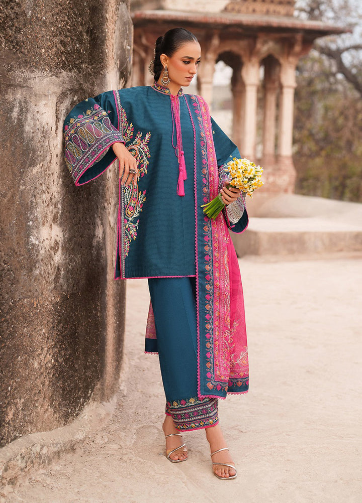 Suroor by Bin Ilyas RTW Embroidered Jacquard Lawn 3 Piece Suit BI26PSL 246A - Festive Collection