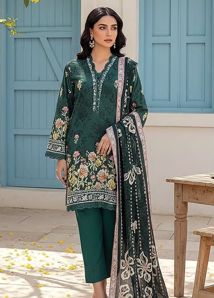 Summer Prints by Lakhany Unstitched Printed Lawn 3 Piece Suit LSM26USP LG-RK-0129 - Summer Collection