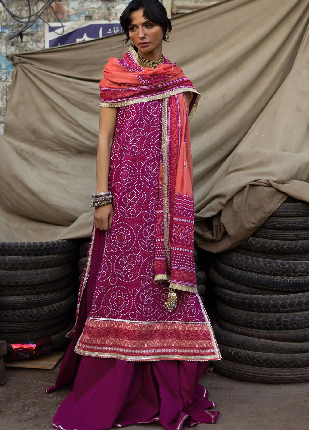 The Chunri by Gul Ahmed Unstitched Printed Lawn 3 Piece Suit GA26UTCL CL-62024 A - Summer Collection