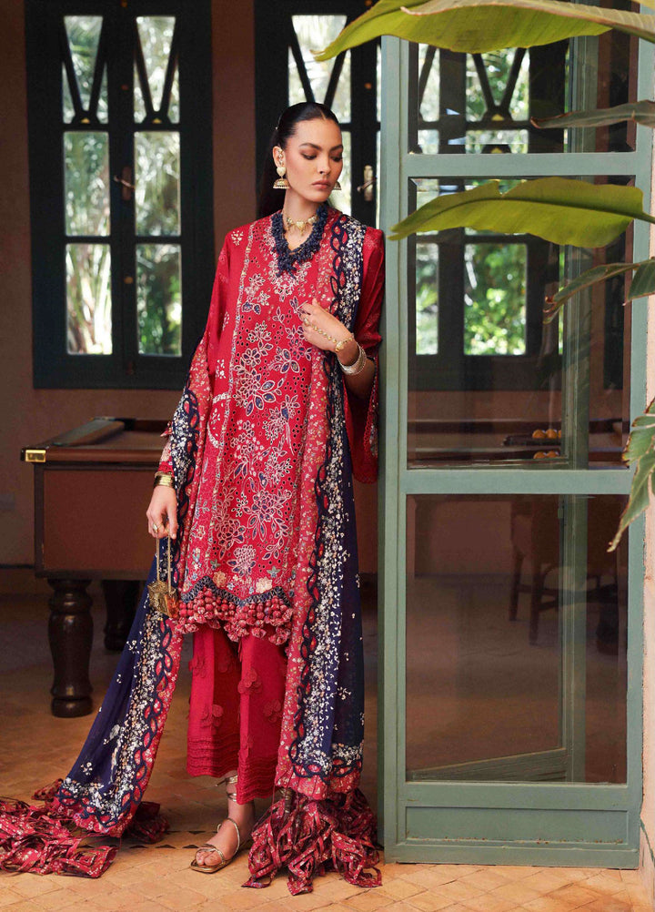 Reine by Republic Womenswear Unstitched Embroidered Luxury Lawn 3 Piece Suit RW26UTL D-02B - Eid Collection