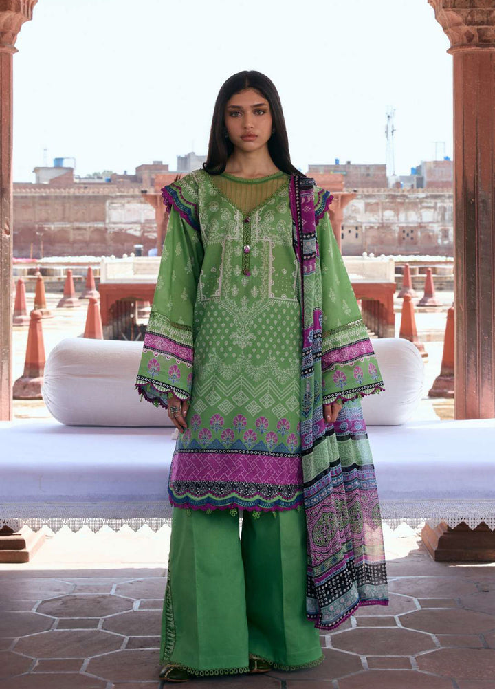 Angan by Kahf Unstitched Printed Lawn 3 Piece Suit KHF26ULA RUMI KPS-8B - Festive Collection